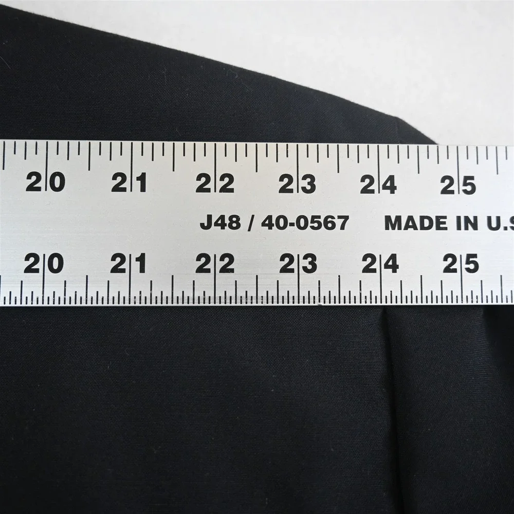 CM Gold Series 60R Solid Black Wool Mens Blazer Suit Jacket‎ Sport Coat